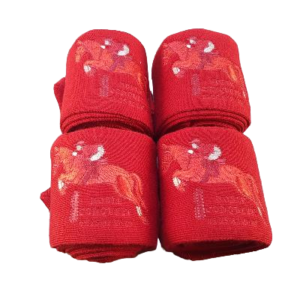 Bandes de repos rouge rubis