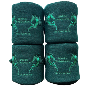 Bandes de repos grands chevaux vert sapin