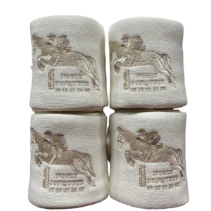 Bandes de repos grands chevaux crème