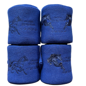 Bandes de repos grands chevaux saphir