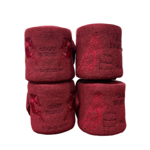 Bandes de repos poneys et petits chevaux bordeaux